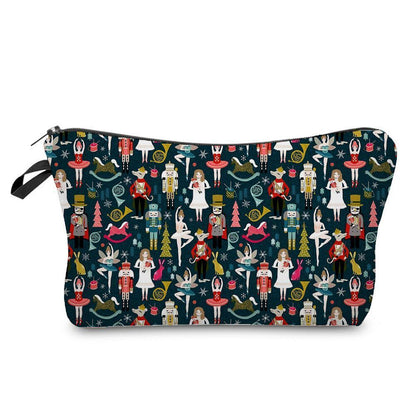 Makeup Bags Dancer Print Cosmetic Case Toiletries Organizer Traveling Polyester