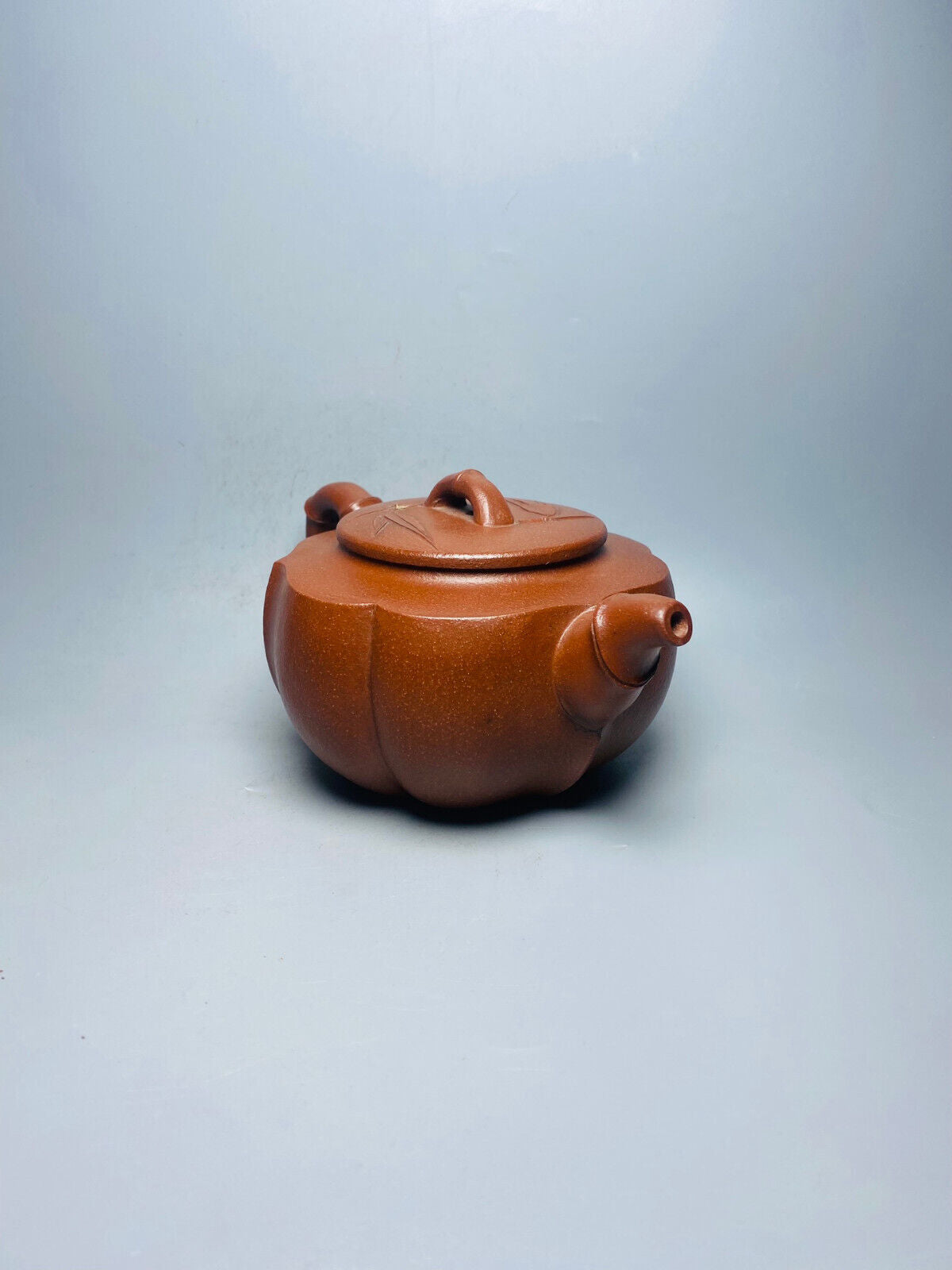 Chinese Yixing Zisha Clay Handmade Exquisite Teapot （六棱竹节 底款：汪寅春)