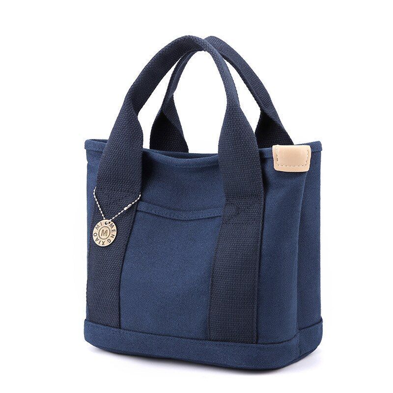 Canvas Bag Handbag Ladies Shopping Bag Wallet Purse Pouch Polyester Shoulder Bag