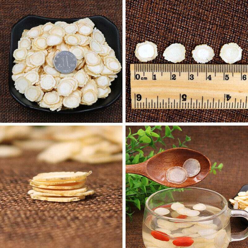 Dried White Ginseng Root Slices Tea Changbaishan Ginseng Slices Herbal Tea