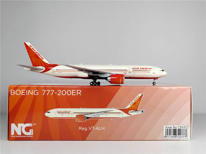 1:400 NG Model AIR INDIA BOEING 777-200LR Passenger Airplane Diecast Plane Model