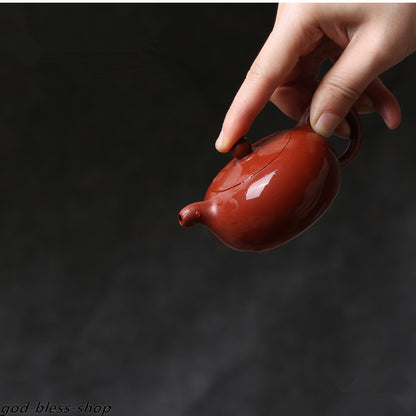 Authentic Yixing Zisha Dahongpao Clay Tea Pot Marked Small Xishi Pot 90ml China