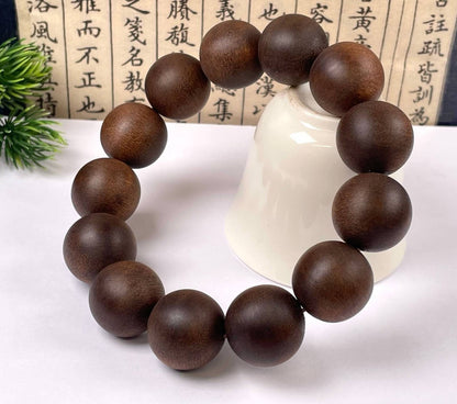18mm Chinese Natural Eaglewood Handmade Exquisite Bracelets 30798
