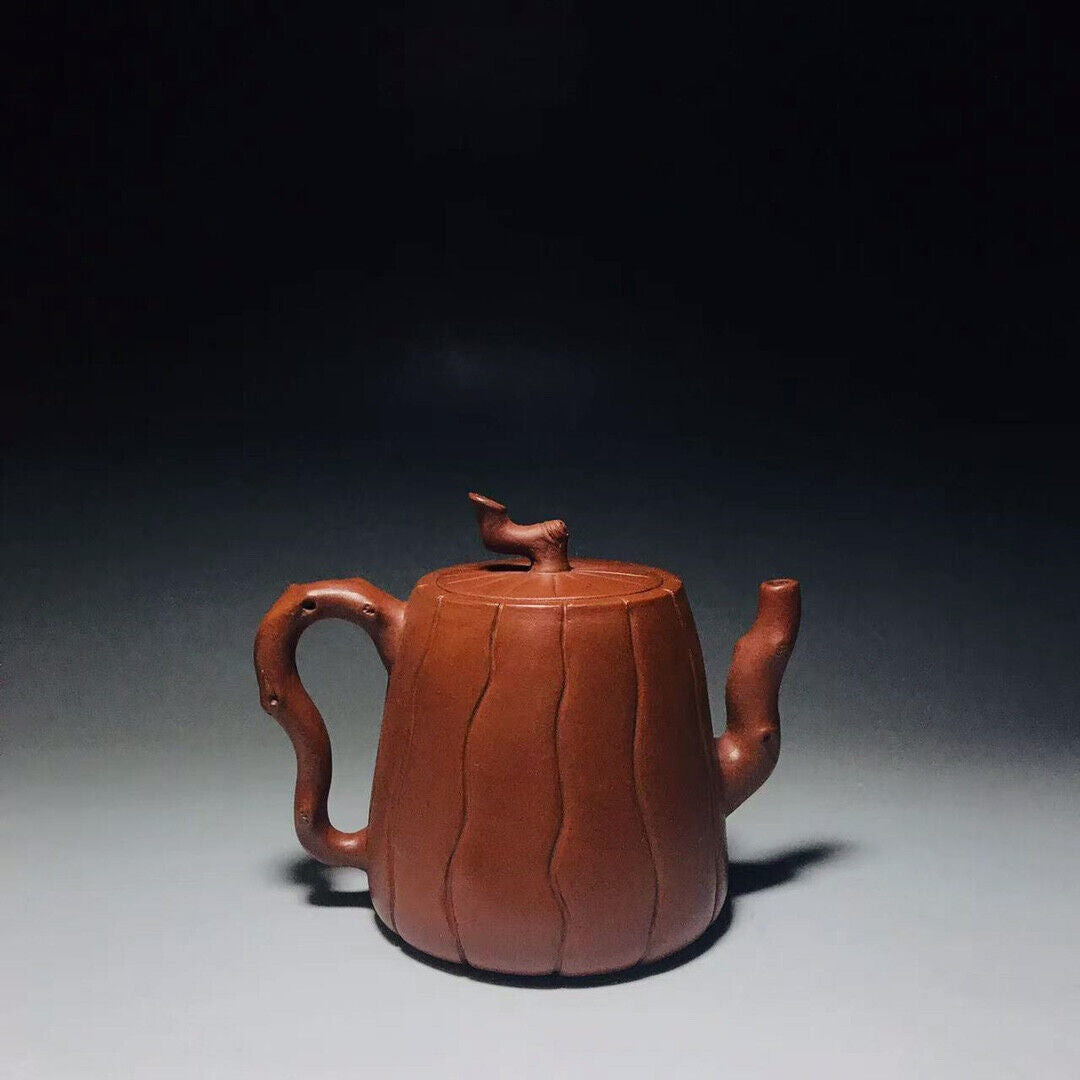 Chinese Yixing Zisha Clay Handmade Exquisite Teapot （瓜趣 底款：蒋蓉）