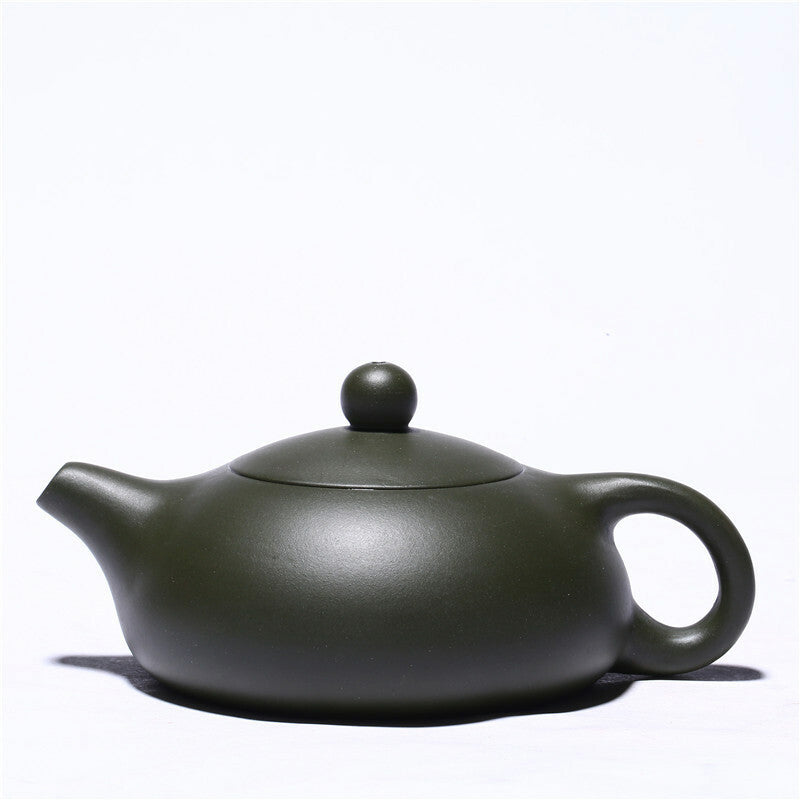 Xishi Pot Marked Real Yixing Zisha Green Clay Tea Pot Chinese Kungfu Puer Teapot