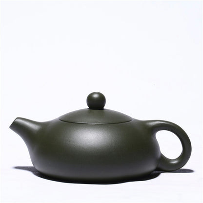 Xishi Pot Marked Real Yixing Zisha Green Clay Tea Pot Chinese Kungfu Puer Teapot