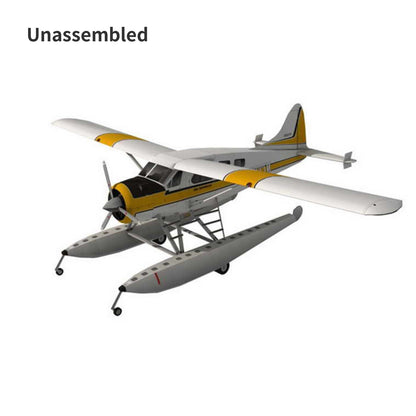 1:32 DHC-2 Beaver Float Seaplane 3D Paper Model Aircraft Ornaments Unassembled