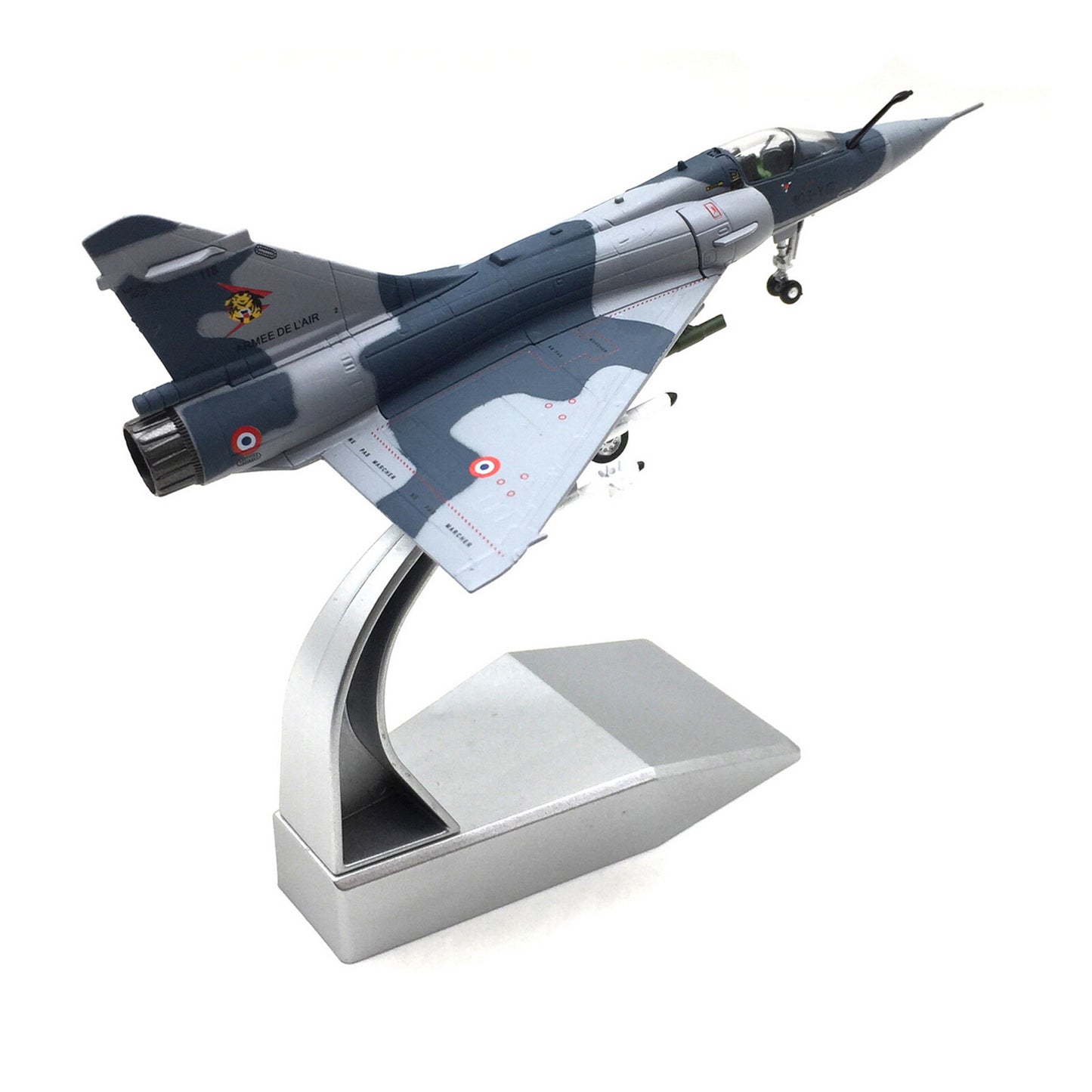 1:100 French Dassault Mirage 2000 Aircraft Model Alloy Military Jet Ornaments