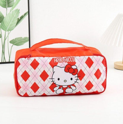 Cartoon Portable Women's Underwear Storage Bag Travel Cosmetics Storage