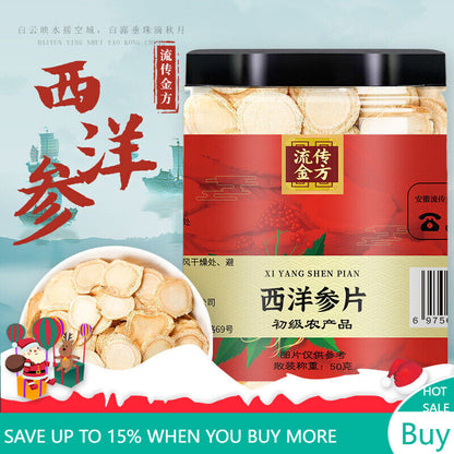 Legendary Golden Formula American Ginseng Tablets Jar 50g American Ginseng Tea