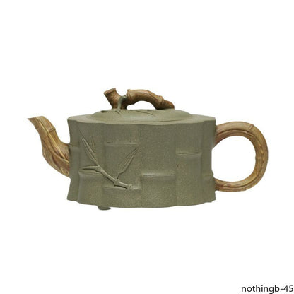 Yixing Purple Clay Teapot Handmade Pot Raw Ore Green Mud Tea Maker Chinese