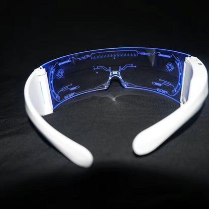 LED-lit Cycling Goggles with Nighttime Anti-Collision Lighting