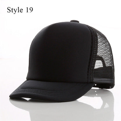 Parent-child Sun Hats Travel Soild Color Caps Baseball Caps Children Classic