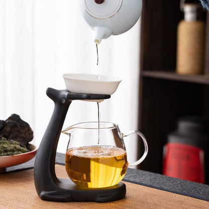 Filter Creative Deer Shape Porcelain Tea Leaking Tea Set Tea Strainer KungFu Tea