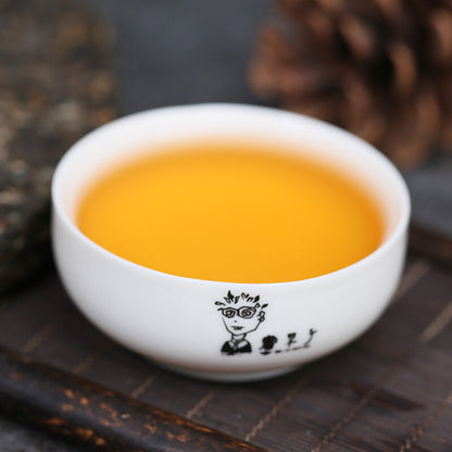 2007 Year 357g Yunnan Nanqiao Raw Iron Cake Chinese Puer Pu'er Puerh Tea Shen