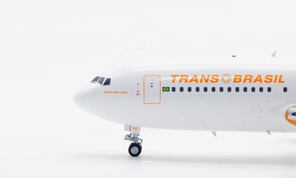 1:200 InFlight TRANS BRASIL BOEING 767-200 Passenger Airplane Diecast Model