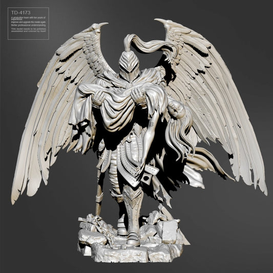 1:24 75mm resin figure model kit Crying Angel Unassembled unpainted