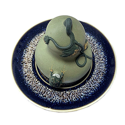 7cm Yixing Tea Pet Handicraft Creative Decorative Ornaments Purple Sand