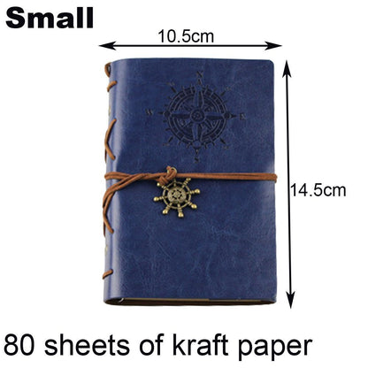 Photo Album 30 Sheet Vintage Leather Scrapbooking Book Refillable Page 21.5x17cm