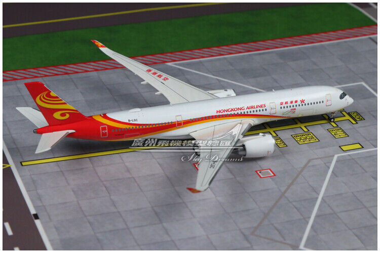 1:400 JC WINGS HONGKONG AIRLINE AIRBUS A350-900 Passenger Airplane Diecast Model