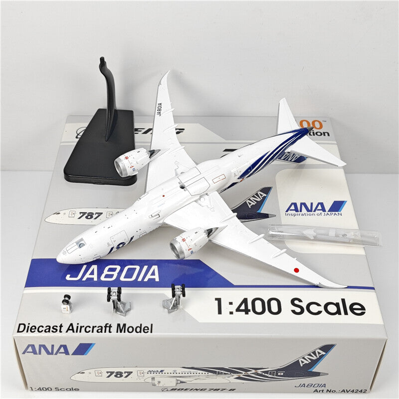 1:400 Aviation ANA BOEING B787-8 Passenger Airplane Diecast Plane Model