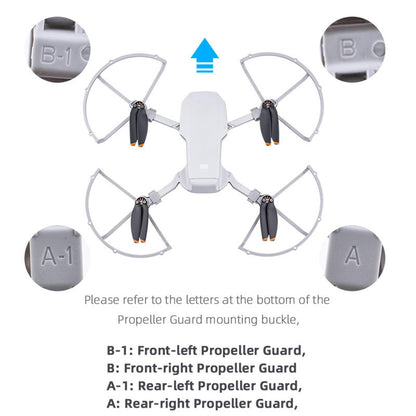 Propeller Prop Guard Wing Protective Cover For DJI Mini 2 Mavic Mini SE Drone