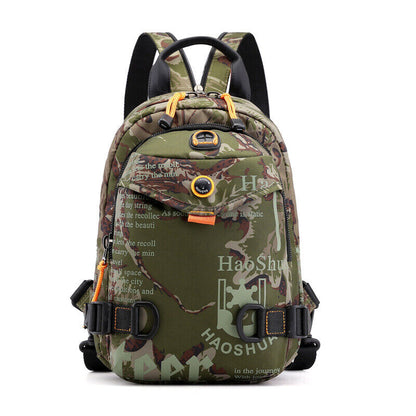 Small Backpack Shoulder Cross Body Bag Military Nylon Sling Chest Rucksack Bag