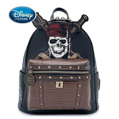 Disney Pirates skull Loungefly Mini Backpack Jack Sparrow shoulder bag backpack