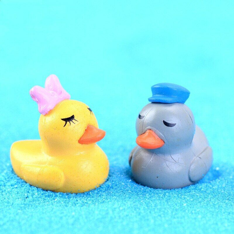 5pcs Couple Ducks Decoration Supplies Micro Landscape Deco Creative Handicrafts