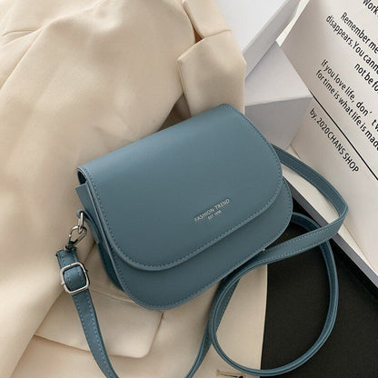 Small Shoulder Bags Weave Strap Crossbody Flap Purse Handbag Synthetic Leather
