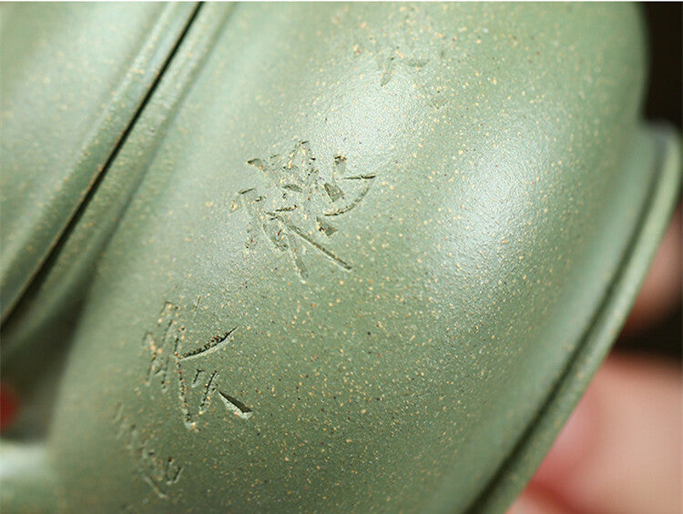 Puer Tea Pot True Yixing Zisha Clay Tea Pot Chinese Character Carved Master Pot