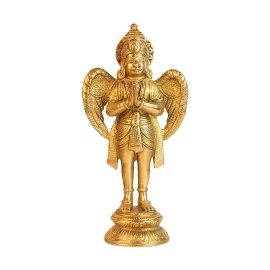 Hindu God Brass Lord Garuda Vishnu's Transport Idol Figurine Statue