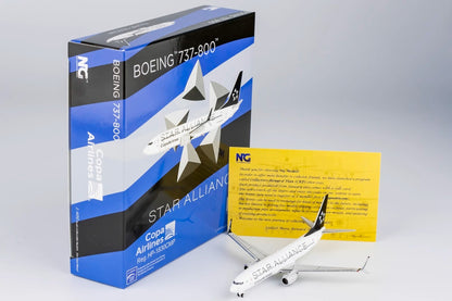 1:400 NG Model Copa Airlines STAR ALLIANCE BOEING 737-800 Aircraft Diecast Model