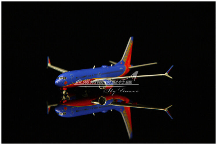 1:400 GeminiJets Southwest BOEING B737 MAX 8 Airplane Diecast Aircraft Model