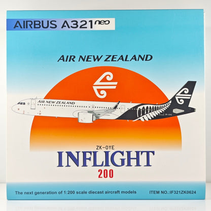 1:200 InFlight Air New Zealand Airbus A321neo Airplane Diecast Plane Model
