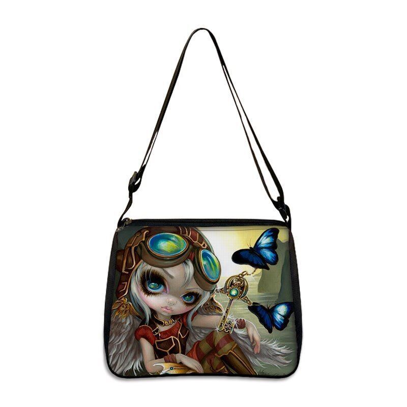 Gothic Skull Women's Bags Large Handbags Messenger Bag Ladies Shoulder Bags 1PC