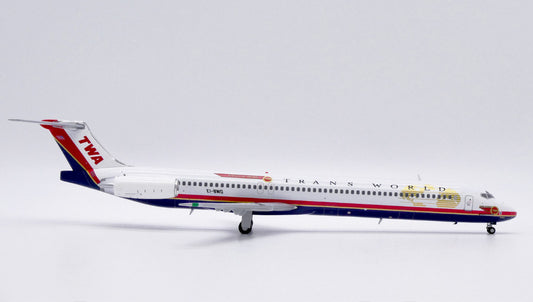 1:200 JC Wings TWA McDonnell Douglas MD-83 Passenger Airplane Diecast Model