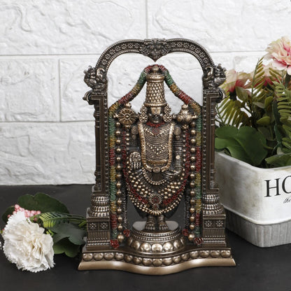 Hindu God Resin Lord Tirupati Balaji Venkateshwara Statute Idol Figurines