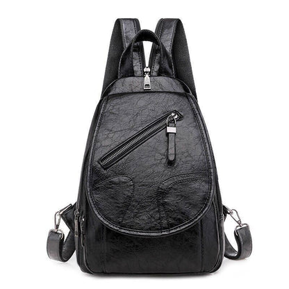 Women Leather Backpack Chest Shoulder Bags Ladies Back Pack Bags Bagpack