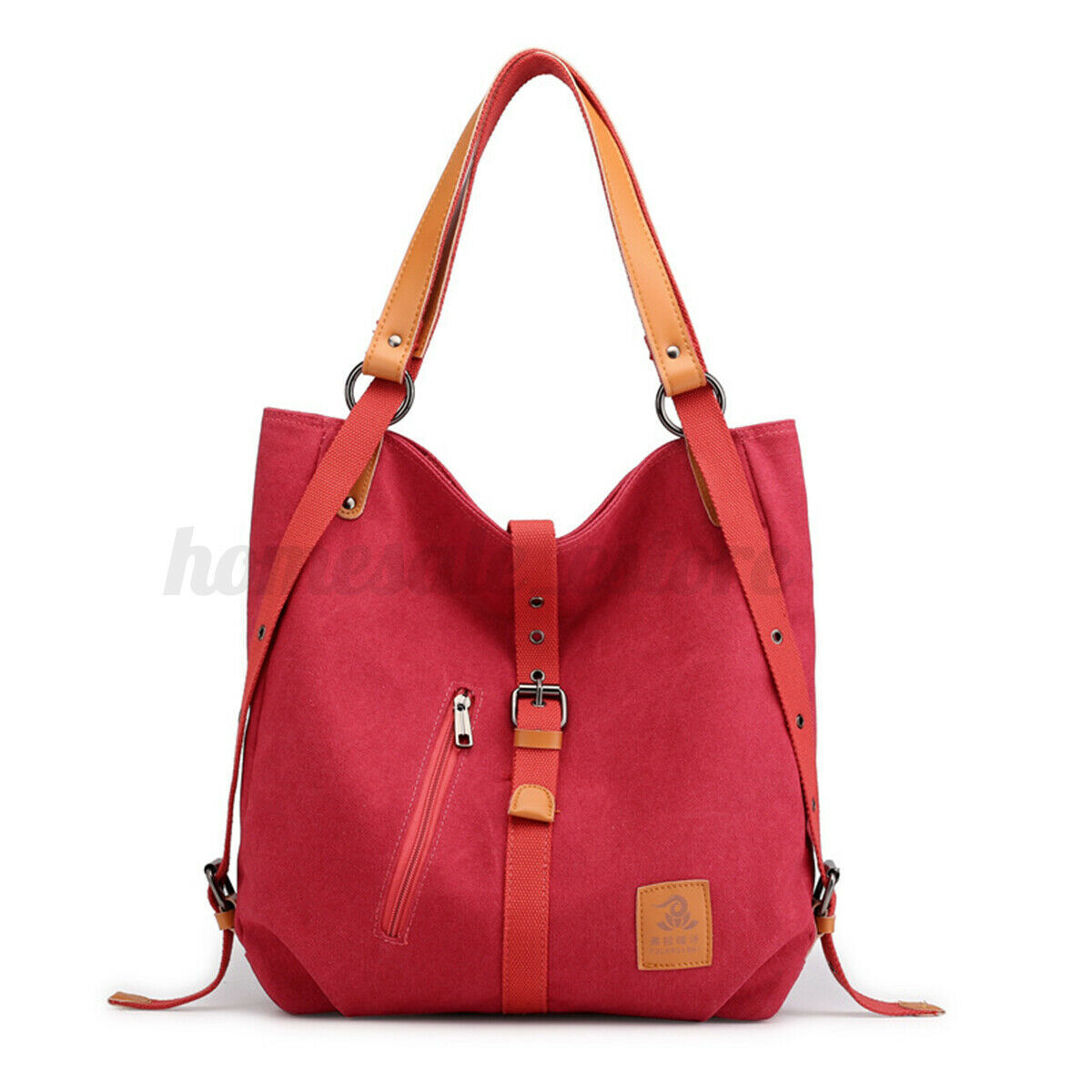 Women Canvas Backpack Shoulder School Bag Messenger Travel Handbag Tote