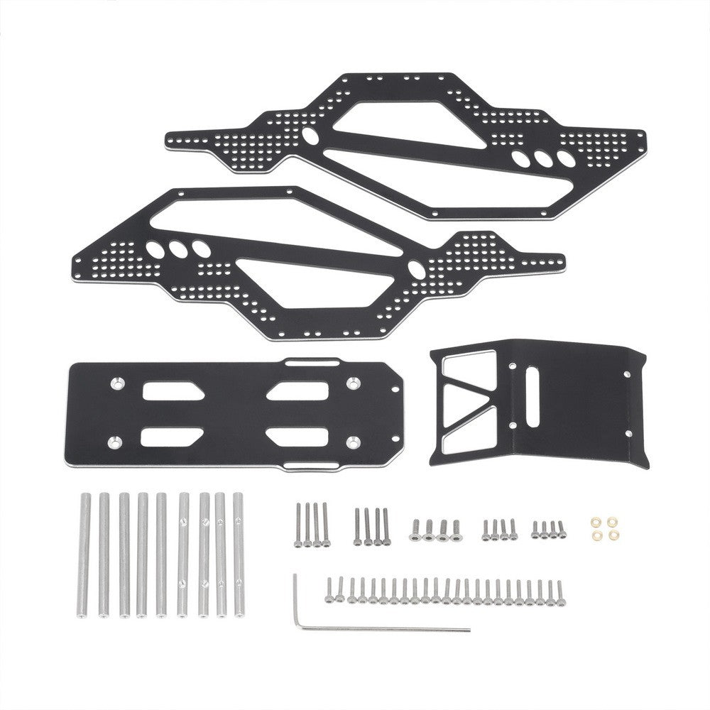 Aluminum Alloy RC Car Upgrade Black Frame Cover Shell For 1/24 Axial SCX24 90081