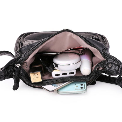 Fashion Women Shoulder Bag Synthetic Leather Crossbody Bag Totes Soft Purse 1 PC