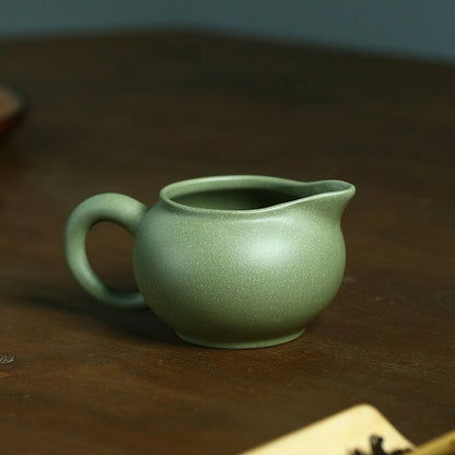 180ml Yixing Zisha Clay Pottery Pitcher Fair Cup with Handle Chinese