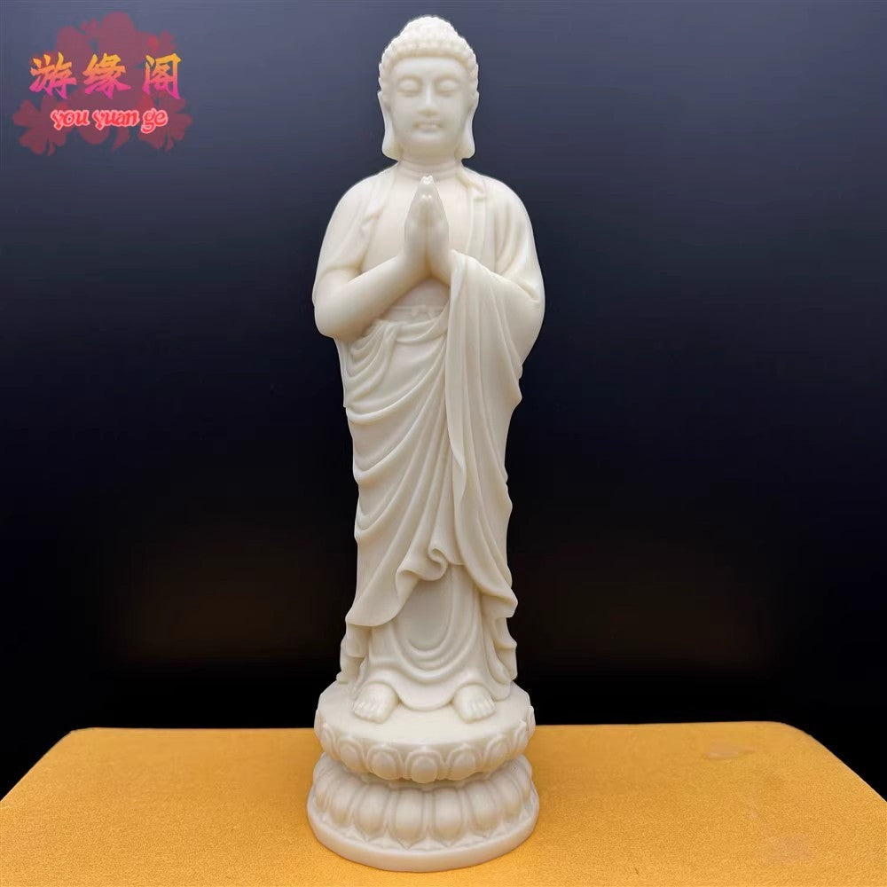 8.3" Amitabha Buddha Statue Buddhism Collection Temple Shrine Home Decor
