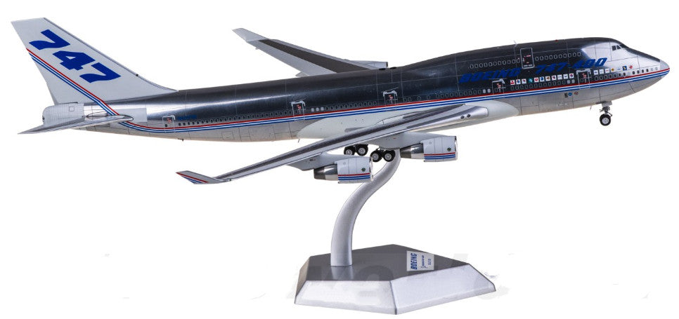 1:200 SQ Wings Boeing B747-400 N401PW Passenger Airplane Diecast Plane Model