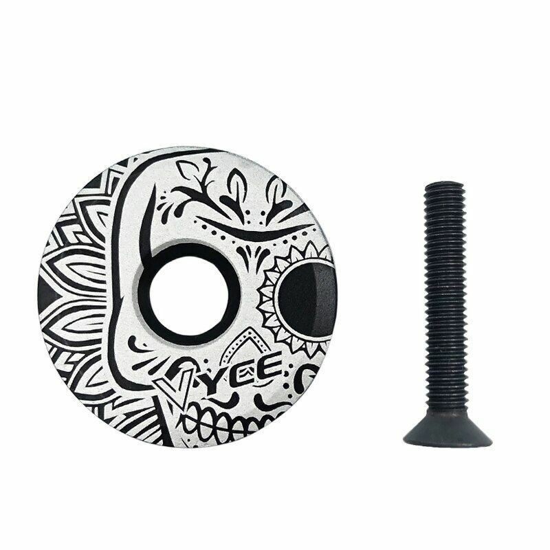 MTB Road Bike Bowl Cover Bicycle Stem Top Cap 28.6mm Fork Tube Headset Cycling