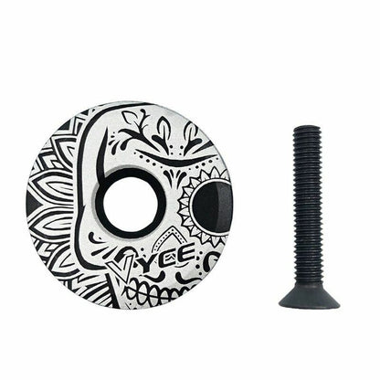 MTB Road Bike Bowl Cover Bicycle Stem Top Cap 28.6mm Fork Tube Headset Cycling