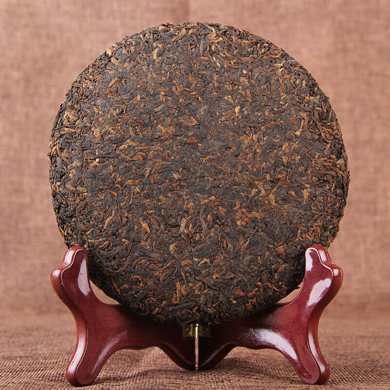 200g Palace Gold Cake (Ripe) Yunnan Menghai Pu'er Round Tea Early Spring Jiao Mu