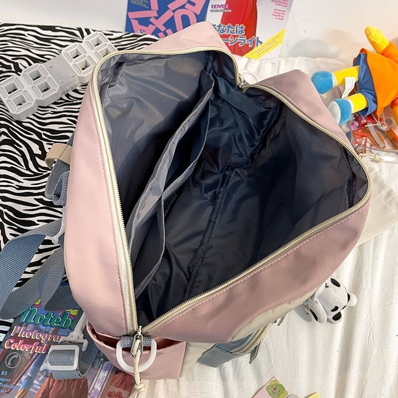 Women Cute Backpack Student College Multifunctional Waterproof Nylon 35*11*29 CM