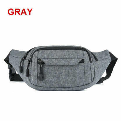 Waist Bag pack Purse Casual Large Phone Belt Bag Pouch Canvas Travel Bags